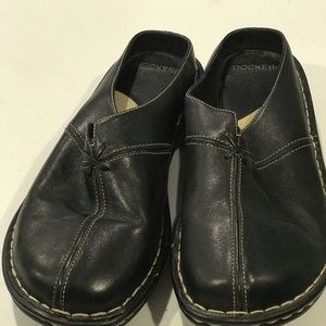 Dockers leather mule/clogs